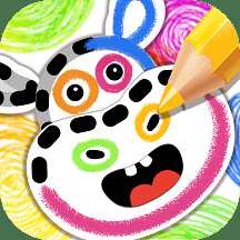 兒童畫畫涂鴉涂色小寶貝游戲