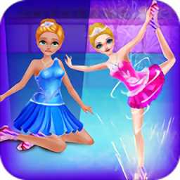 滑冰公主裝扮游戲