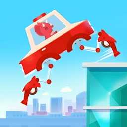 恐龍變形汽車(chē)兒童游戲