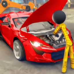 火柴人車庫修理店游戲