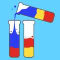 倒顏料瓶的小游戲