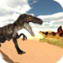 沙漠恐龍猛禽狩獵