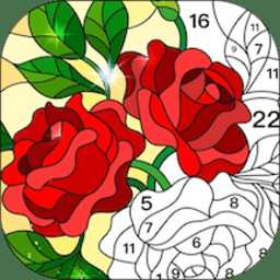 數(shù)字填色畫(huà)畫(huà)板游戲